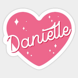 Newjeans new jeans Danielle name typography tokki bunnies | Morcaworks Sticker